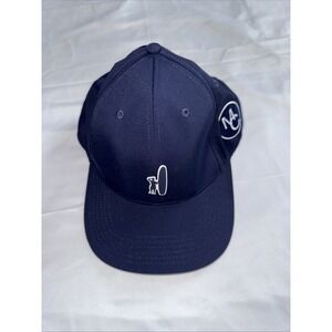 Johnnie-O Blue Surf Board Surfer Logo Baseball Cap Adjustable Strap Back Hat